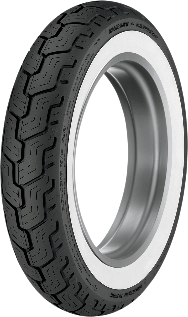 DUNLOP Tire - D402 - Rear - MU85B16 - Wide Whitewall - 77H 45006074 - Cycle City Outdoors