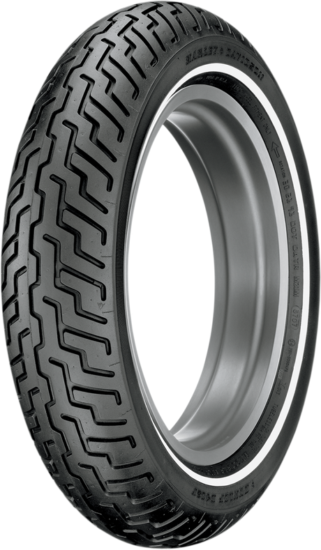 DUNLOP Tire - D402 - Front - MT90-16 - Narrow Whitewall - 72H 45006655 - Cycle City Outdoors