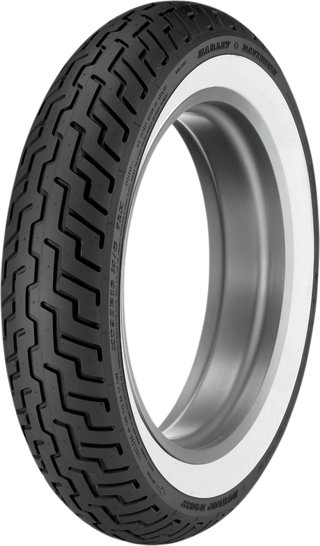 DUNLOP Tire - D402 - Front - MT90-16 - Wide Whitewall - 72H 45006380 - Cycle City Outdoors