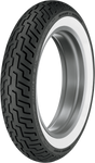 DUNLOP Tire - D402 - Front - MT90-16 - Wide Whitewall - 72H 45006380 - Cycle City Outdoors