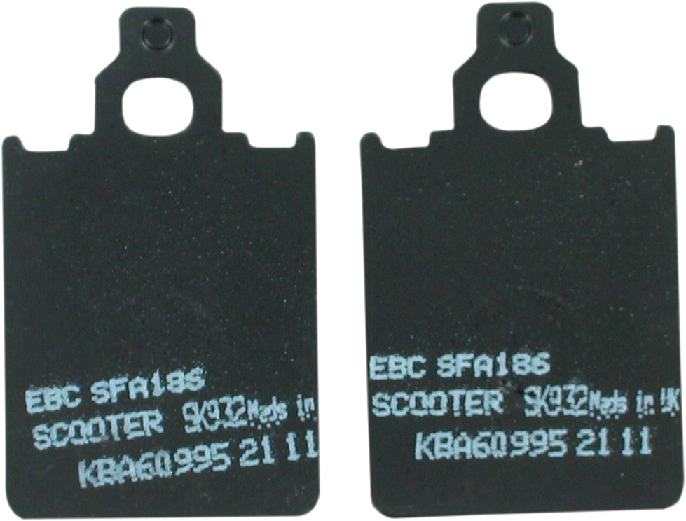 EBC SFA Series Organic Base Brake Pads - SFA186 (Vespa PX 125 / Genuine Stella 2005–2011)