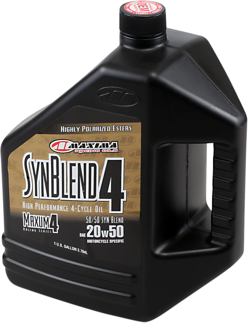 MAXIMA RACING OIL SynBlend Semi-Synthetic Oil - 20W-50 - 1 U.S. gal. 359128B