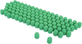 K&L SUPPLY Valve Stem Cap - Green - 100 Pack 32-9988