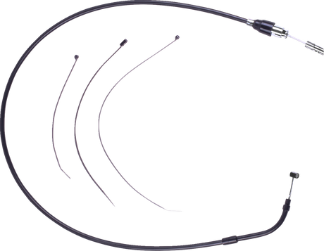 DRAG SPECIALTIES Quick Connect Clutch Cable - Upper - Stainless Steel 5323904HE
