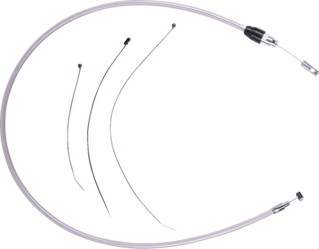 DRAG SPECIALTIES Quick Connect Clutch Cable - Upper - Stainless Steel 5323808HE