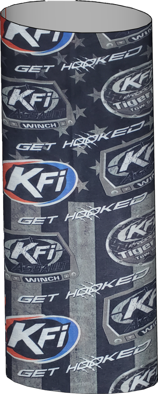 KFI PRODUCTS Face Mask with KFI Logos - Black FM-BLK