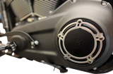 KODLIN USA NXL Derby Cover - Black - M8 Softail K25410