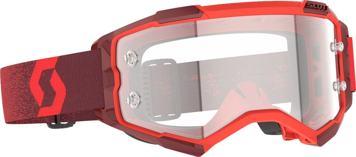 SCOTT Fury Goggle - Red - Clear 274514-0004113