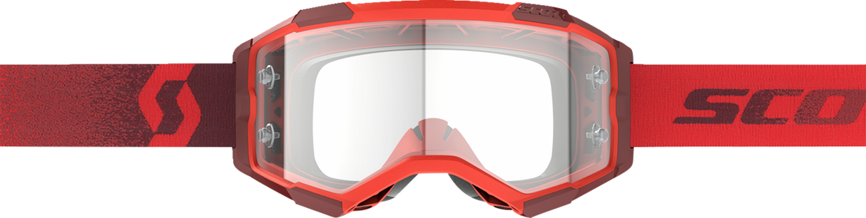 SCOTT Fury Goggle - Red - Clear 274514-0004113