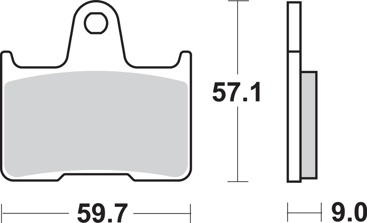 SBS Sintered Rear Brake Pads - 765LS (Suzuki GSX-R1000 / GSX-R600 / GSX-R750 2002–2006)