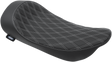 DRAG SPECIALTIES Low Solo Seat - Double Diamond - Silver Stitch - FLHR/FLHX '99-'07 0801-1156 - Cycle City Outdoors