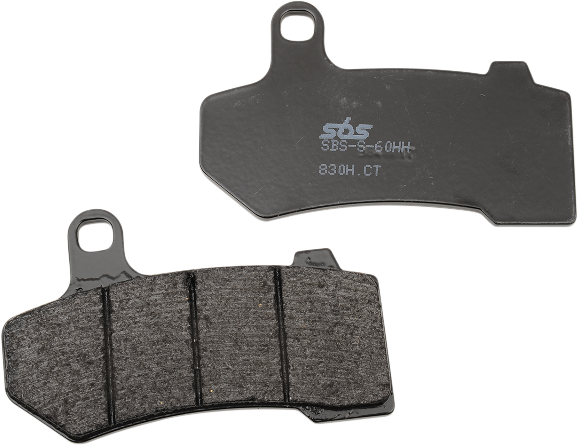 SBS Organic Base Brake Pads - 513H.CT (Harley-Davidson FLH Electra Glide / Electra Glide FL / FX Super Glide 1972–1984)