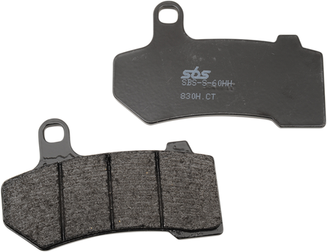 SBS Organic Base Front Brake Pads - 826H.CT (Harley-Davidson FLHR Road King / FLSTC Heritage Softail Classic / FXST Softail 2000–2007)
