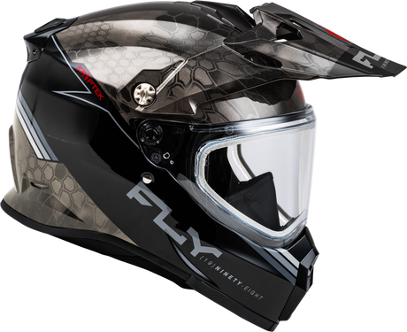 Trekker Cw Conceal Helmet Dual Shld Black/Grey/White Md - Cycle City Outdoors