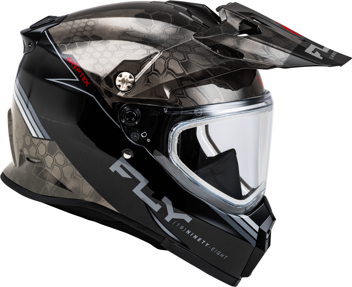 Trekker Cw Conceal Helmet Dual Shld Black/Grey/White Sm - Cycle City Outdoors