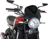 Puig Hi-Tech Parts 024NF Windscreen - 13" - Black/Dark Smoke - Z900RS/SE | Street