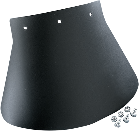 DRAG SPECIALTIES Mud Flap - Plain - 10-1/2" W x 8" H DS393701 - Cycle City Outdoors