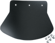DRAG SPECIALTIES Mud Flap - Plain - 9-1/2" W x 6-1/2" H DS393702 - Cycle City Outdoors
