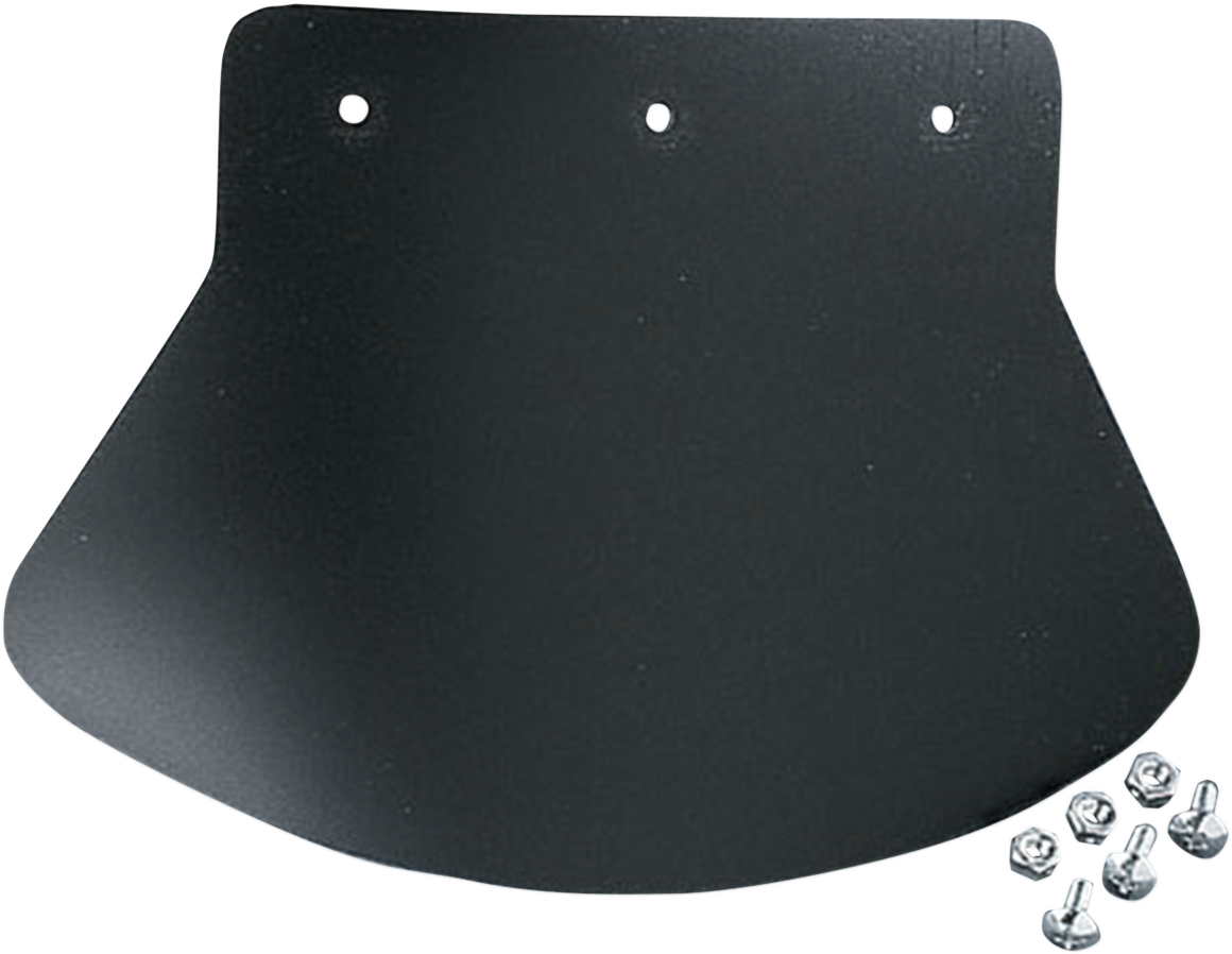 DRAG SPECIALTIES Mud Flap - Plain - 9-1/2" W x 6-1/2" H DS393702 - Cycle City Outdoors