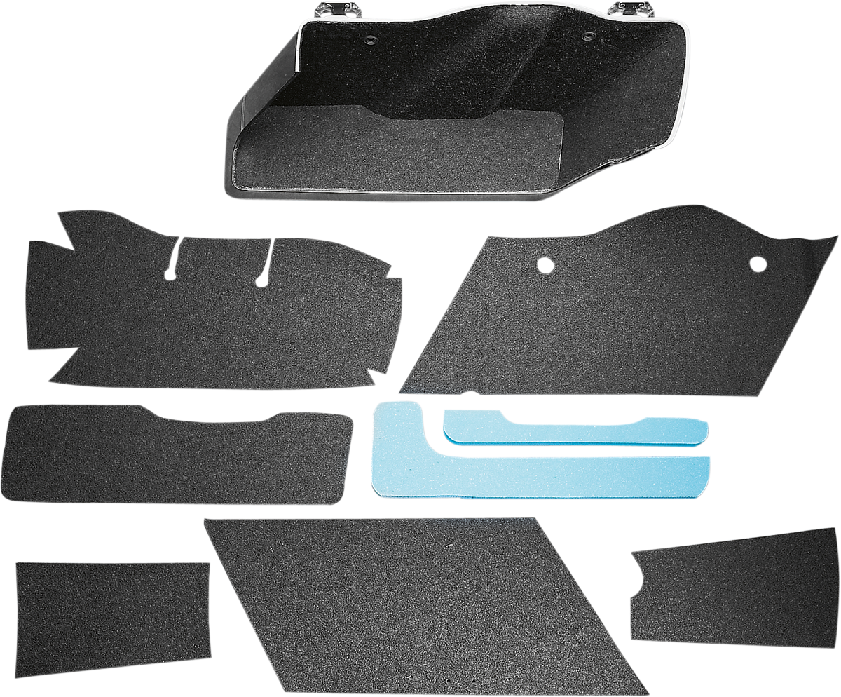 DRAG SPECIALTIES Saddlebag Lining Kit - Black - FL '93-'13 DS710116 - Cycle City Outdoors
