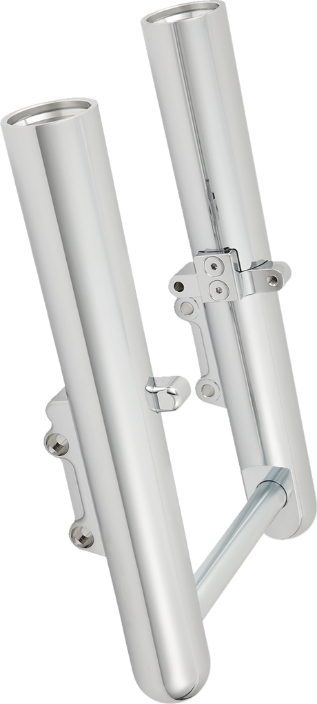 ARLEN NESS Fork Legs - Chrome - Smooth - Dual Disc 40-529