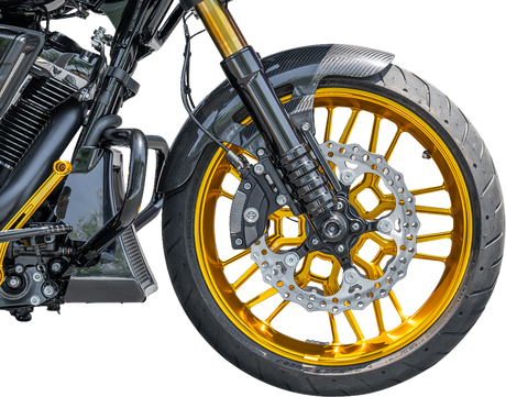 ARLEN NESS Front Fender - Cafe - 19" - Black 210-017