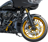 ARLEN NESS Front Fender - Cafe - 19" - Black 210-017