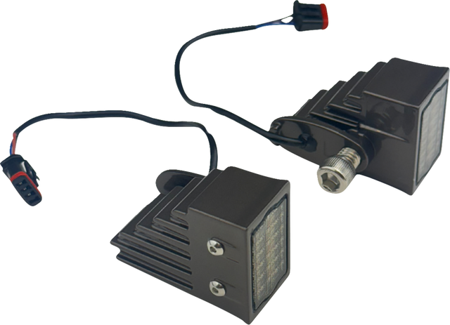 CUSTOM DYNAMICS LED Turn Signals - Front - Dark Bronze CD-LRST-FTS-D