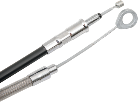 DRAG SPECIALTIES High-Efficiency Braided Stainless Steel Clutch Cable 5322405HE