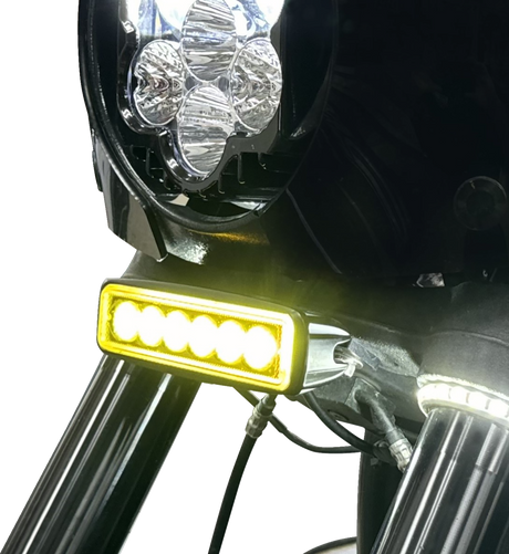 CUSTOM DYNAMICS Mount - Light Bar - Textured Satin Black - FXLRS LB-HP-LRS
