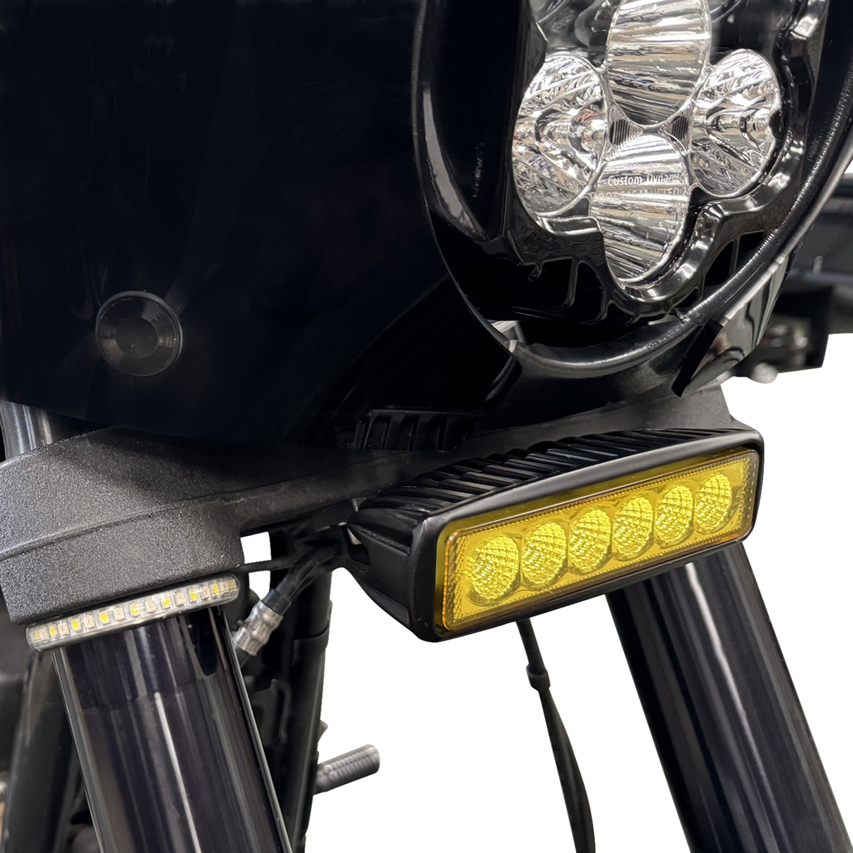 CUSTOM DYNAMICS Mount - Light Bar - Textured Satin Black - FXLRS LB-HP-LRS