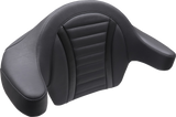 MUSTANG Deluxe Extended Passenger Arm Backrest - Black - Touring 88403