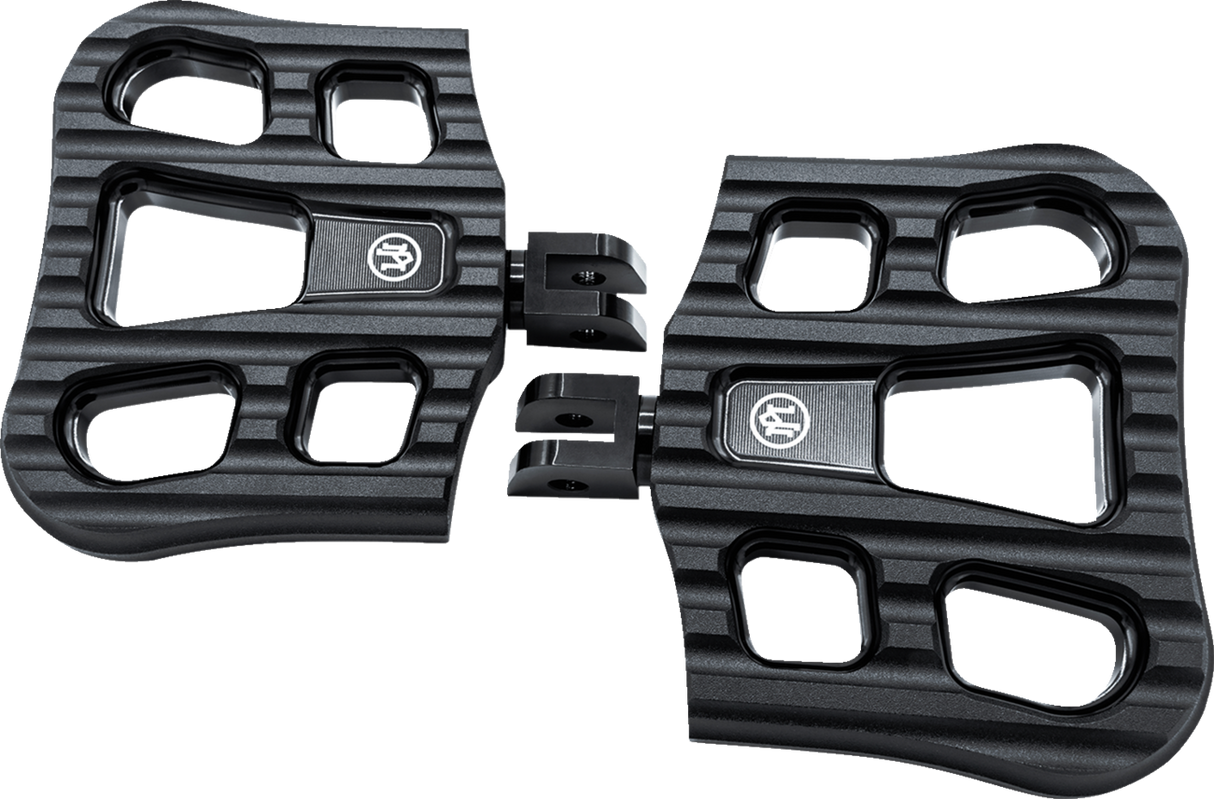 PERFORMANCE MACHINE (PM) Drifter Floorboards - Passenger - Black Ops - FL 0036-1027-SMB
