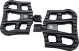 PERFORMANCE MACHINE (PM) Drifter Floorboards - Passenger - Black Ops - FL 0036-1027-SMB