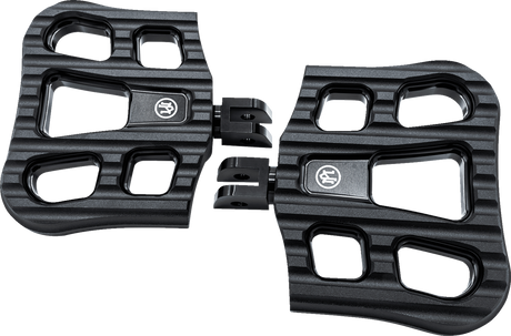 PERFORMANCE MACHINE (PM) Drifter Floorboards - Passenger - Black Ops - FL 0036-1027-SMB