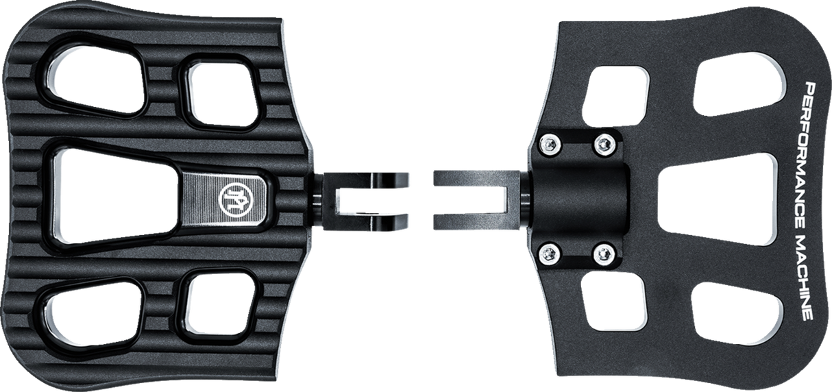 PERFORMANCE MACHINE (PM) Drifter Floorboards - Passenger - Black Ops - FL 0036-1027-SMB