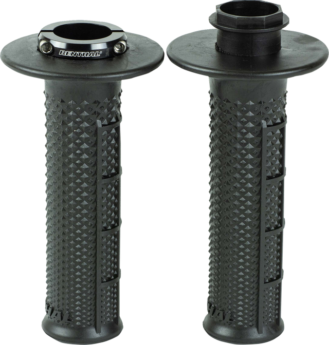 RENTHAL MX R-Works Lock-On Grips - Ultra Tacky - Taper Half Waffle G239