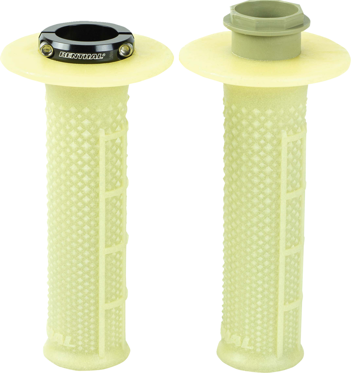 RENTHAL MX R-Works Lock-On Grips - Aramid - Taper Half Waffle G240