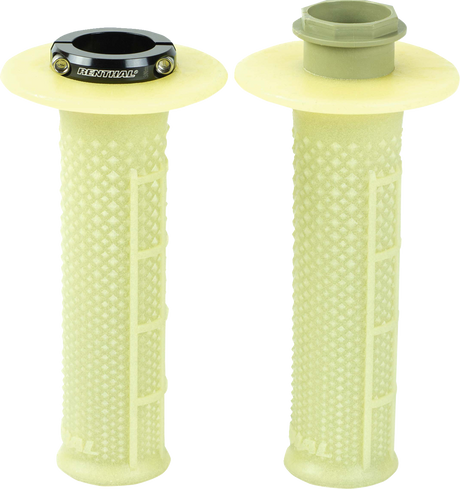 RENTHAL MX R-Works Lock-On Grips - Aramid - Taper Half Waffle G240