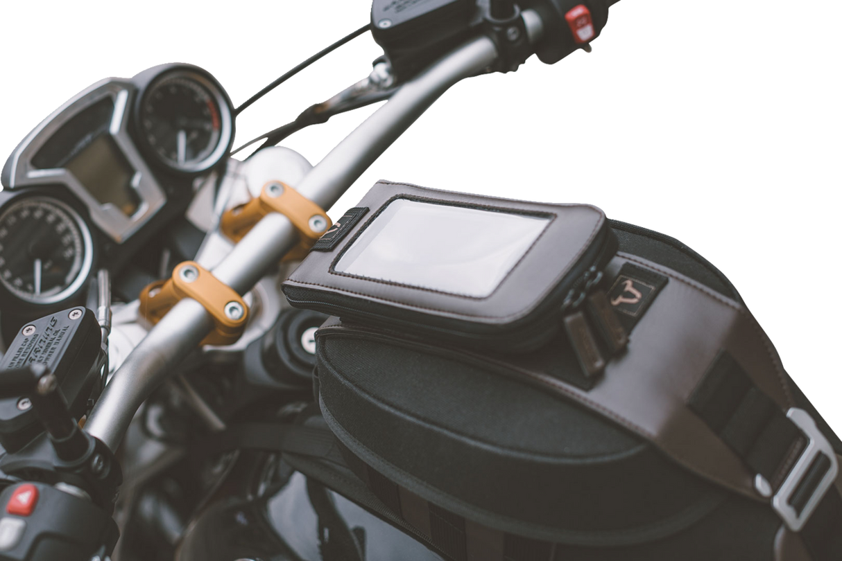 SW-MOTECH Legend Gear Smartphone Bag - LA3 - Black/Brown BC.TRS.00.405.10000