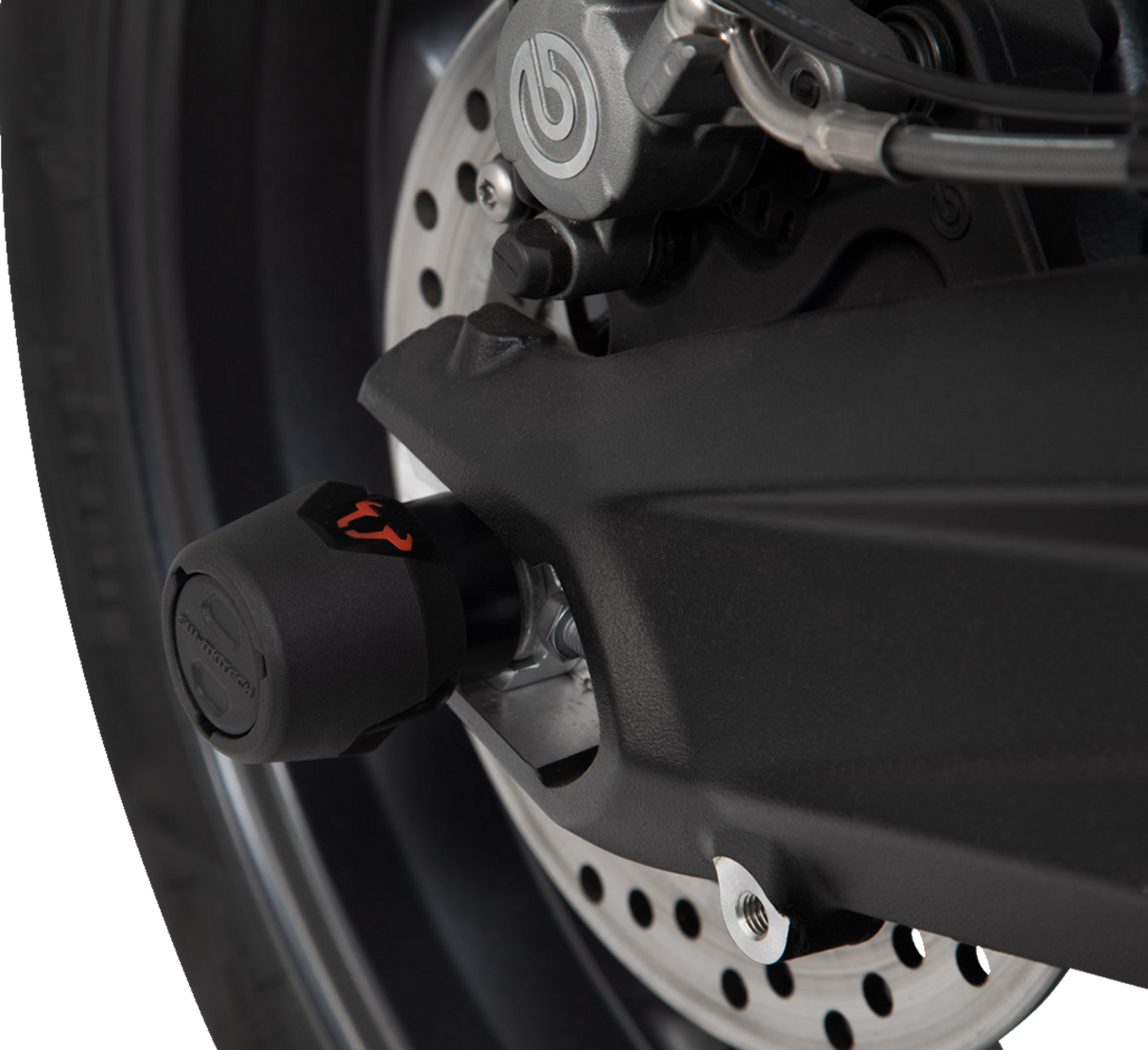 SW-MOTECH Axle Sliders - Rear - Set - BMW 750/800/850/900/1000 STP.07.176.10901/B