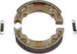 EBC Carbon X Organic Base Front Brake Shoes - 507 (Yamaha IT250 / IT175 / YZ125 1977–1983)