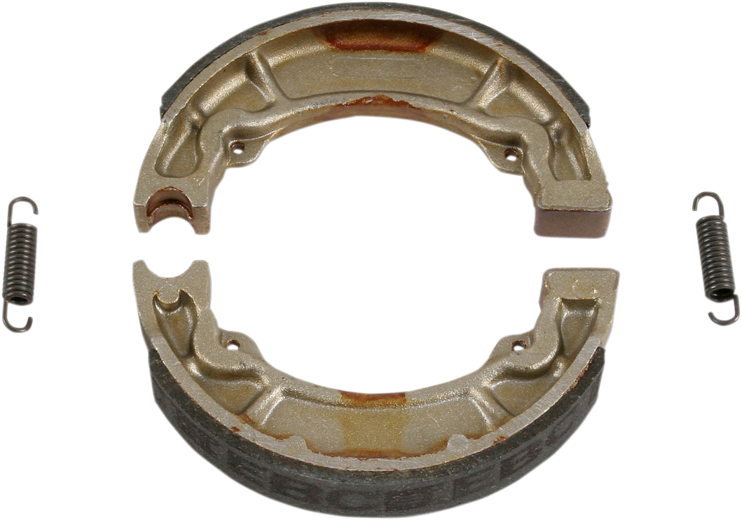 EBC Carbon X Organic Base Front Brake Shoes - 507 (Yamaha IT250 / IT175 / YZ125 1977–1983)