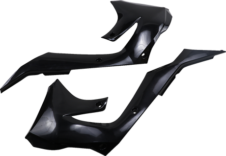 Cycra 1CYC-1871-12 Powerflow Shrouds - Black - Kawasaki - KX '19-'23 | Off-Road