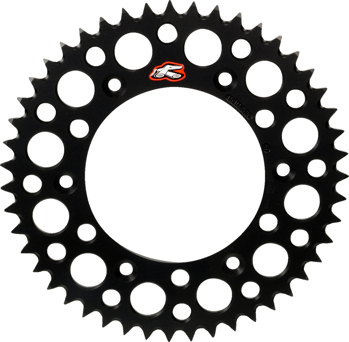 RENTHAL Rear Sprocket - Aluminum - 46 Tooth - Black 224U-520-46GPBK