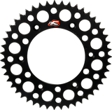 RENTHAL Rear Sprocket - Aluminum - 46 Tooth - Black 224U-520-46GPBK