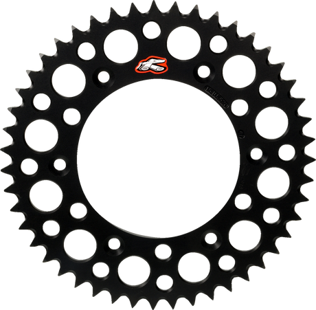 RENTHAL Rear Sprocket - Aluminum - 46 Tooth - Black 224U-520-46GPBK