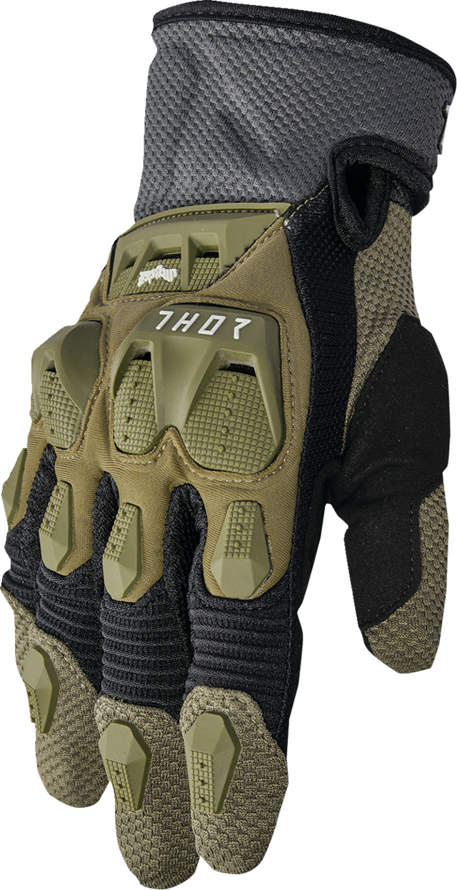 THOR Terrain Gloves - Army/Charcoal - XL 3330-8253
