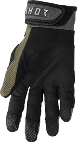 THOR Terrain Gloves - Army/Charcoal - Large 3330-8252