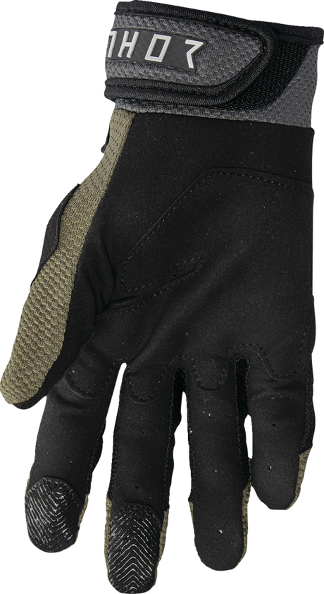 THOR Terrain Gloves - Army/Charcoal - Large 3330-8252